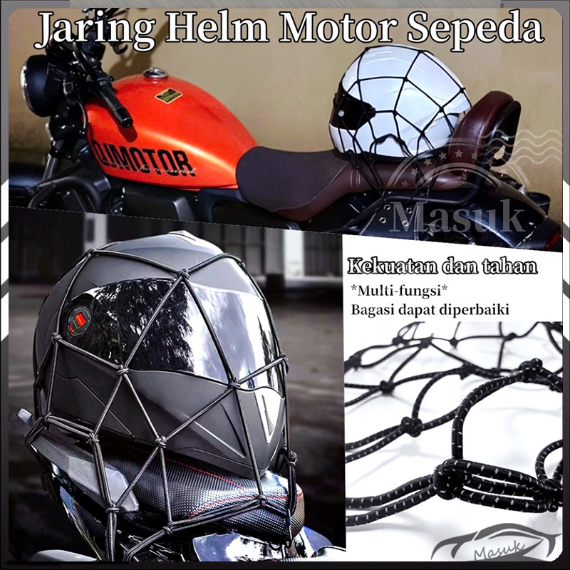 Jual Jaring Helm Jumbo 30x30cm Jaring Barang Motor Jumbo Jaring Helm