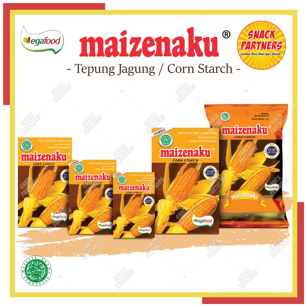 Jual MAIZENAKU Tepung Maizena Pati Jagung Kering Corn Starch 100