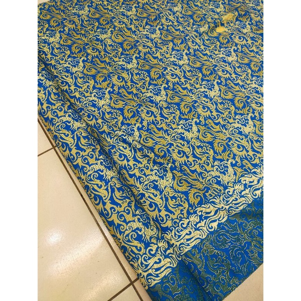 Jual Kain Batik Semi Sutra Foil Legenda Mas Bahan Batik Motif Triball