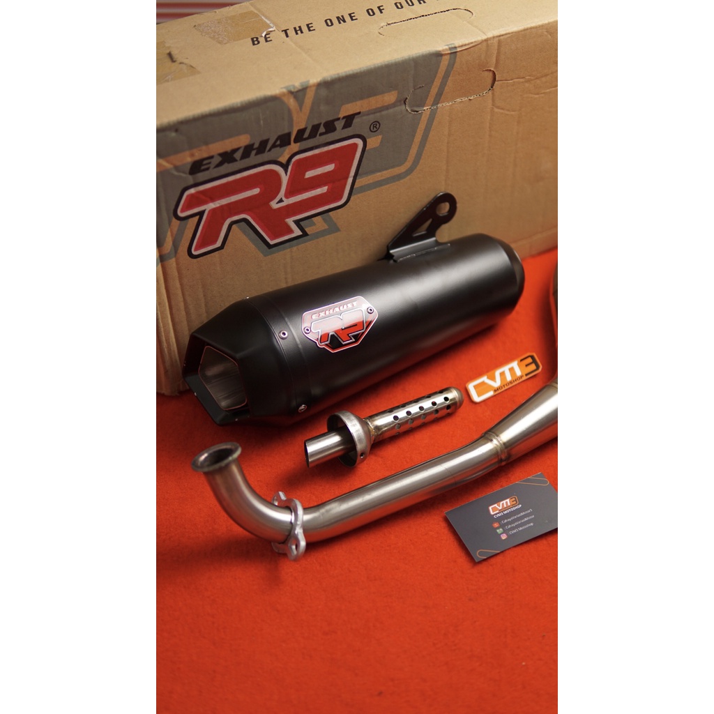 Jual TERMURAH KNALPOT R9 ALPHA NMAX AEROX OLD NEW ADV PCX VARIO 160