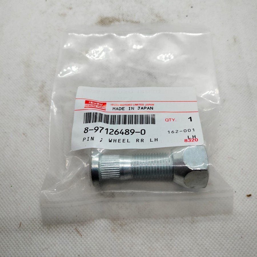 Jual SPARE PART PIN WHEEL REAR LH BAUT RODA BELAKANG KIRI ISUZU NHR 55