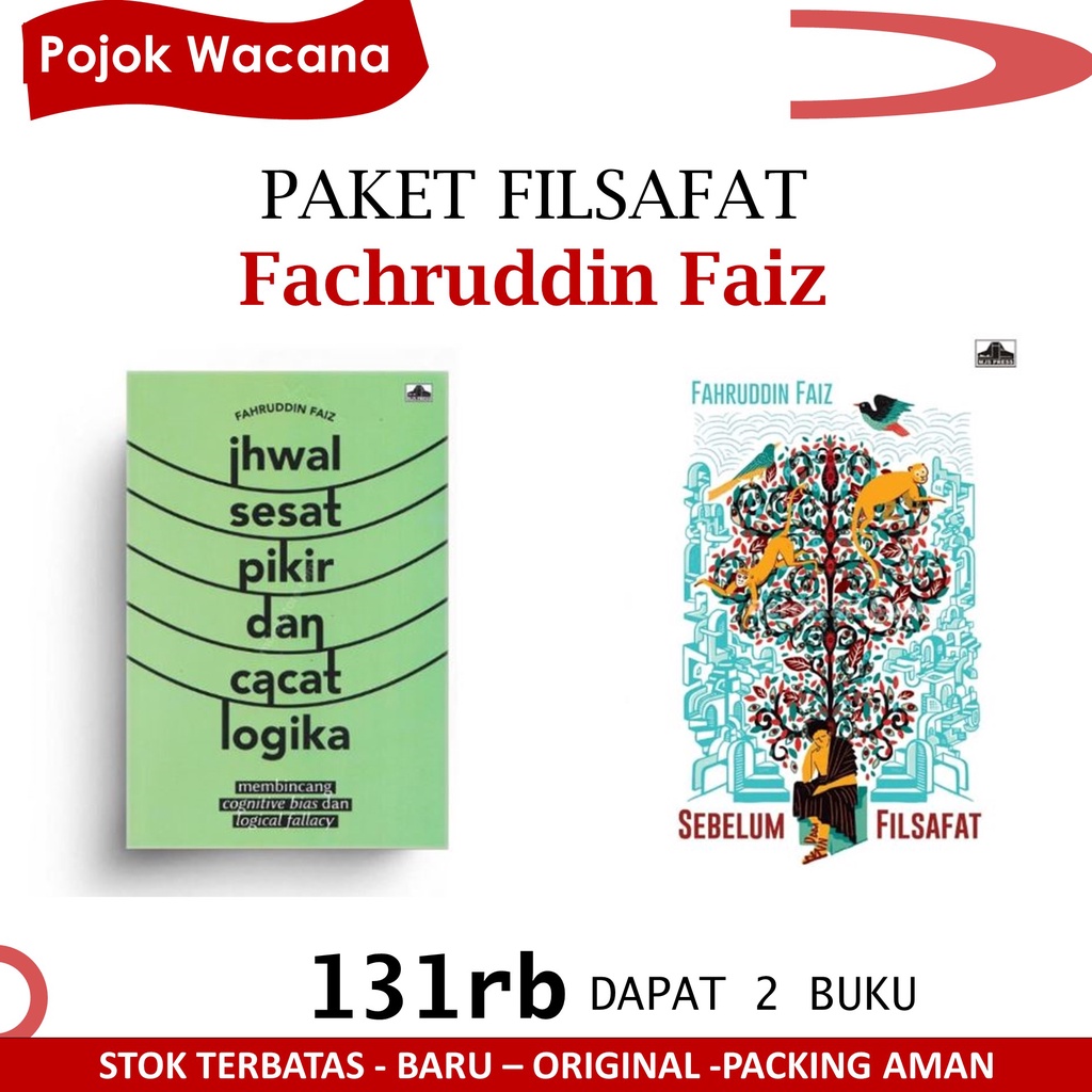 Jual Paket 2 Buku Filsafat Fahruddin Faiz Sebelum Filsafat Ihwal