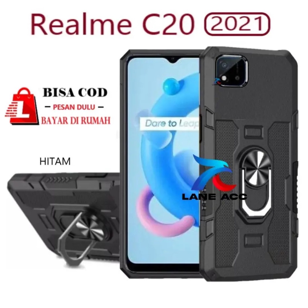 Jual Realme C Kesing Robot Hit Eye Ring Casing Hard Case