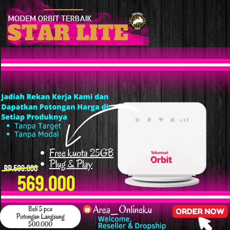 Jual Telkomsel Orbit Starlite Modem Wifi G High Speed Shopee Indonesia