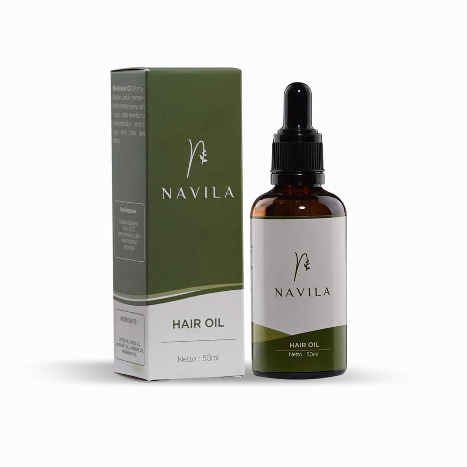 Jual Promo Navila Hair Oil Solusi Rambut Rontok Dan Ketombe Shopee