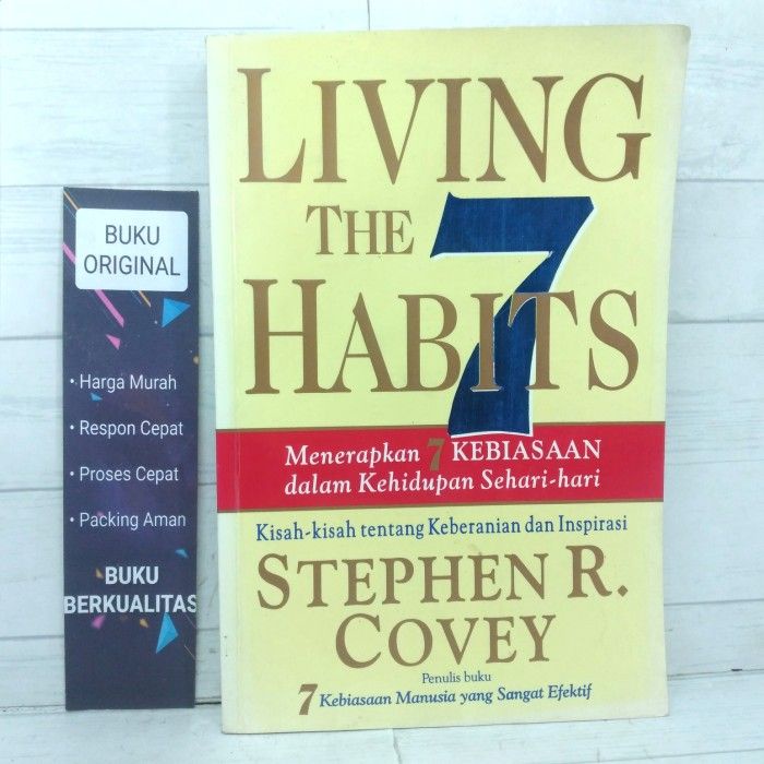 Jual Living The Habits Stephen R Covey Buku B Indonesia Shopee