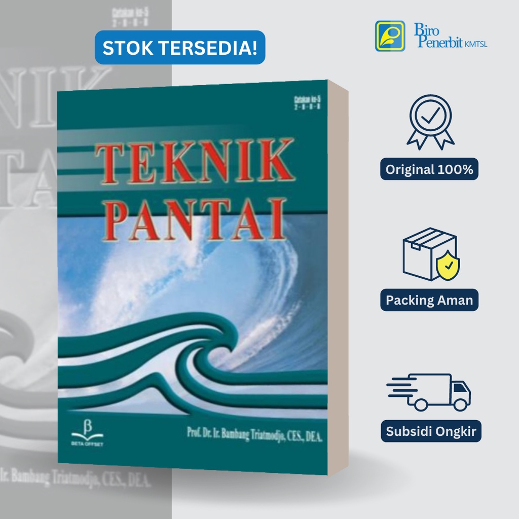 Jual Buku Teknik Sipil Teknik Pantai Oleh Bambang Triatmodjo Shopee