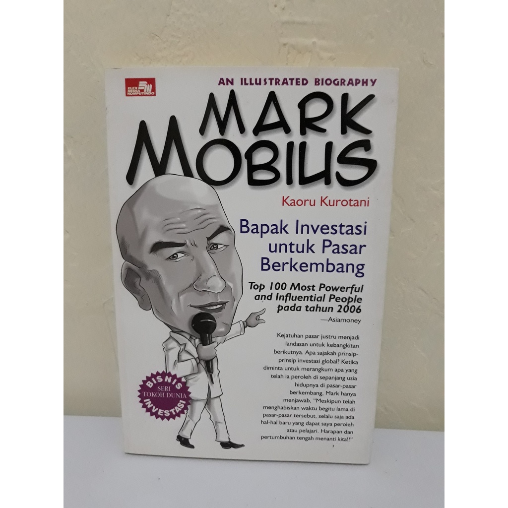 Jual BUKU KOMIK INVESTASI AN ILLUSTRATED BIOGRAPHY MARK MOBIUS KAORU