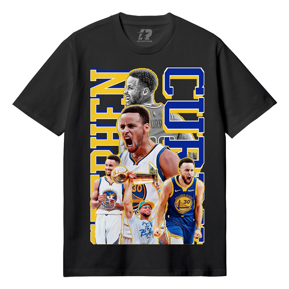 Jual Nba Stephen Curry Bootleg Katun Combed S S M L Xl