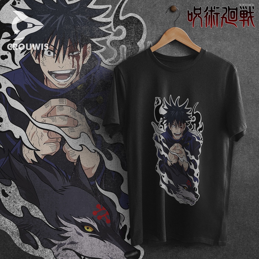 Jual Kaos Anime Megumi Fushiguro Jujutsu Kaisen Kaos Print Dtf