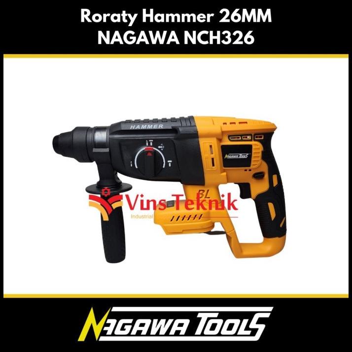 Jual Mesin Bor Beton Baterai Mode Cordless Hammer Drill Mm Nagawa