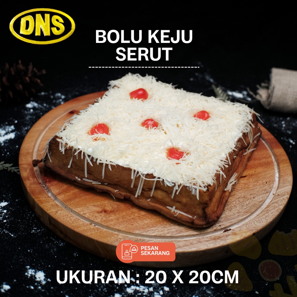 Jual Bolu Keju Serut X Cm Bolu Keju Premium Kue Bolu Topping