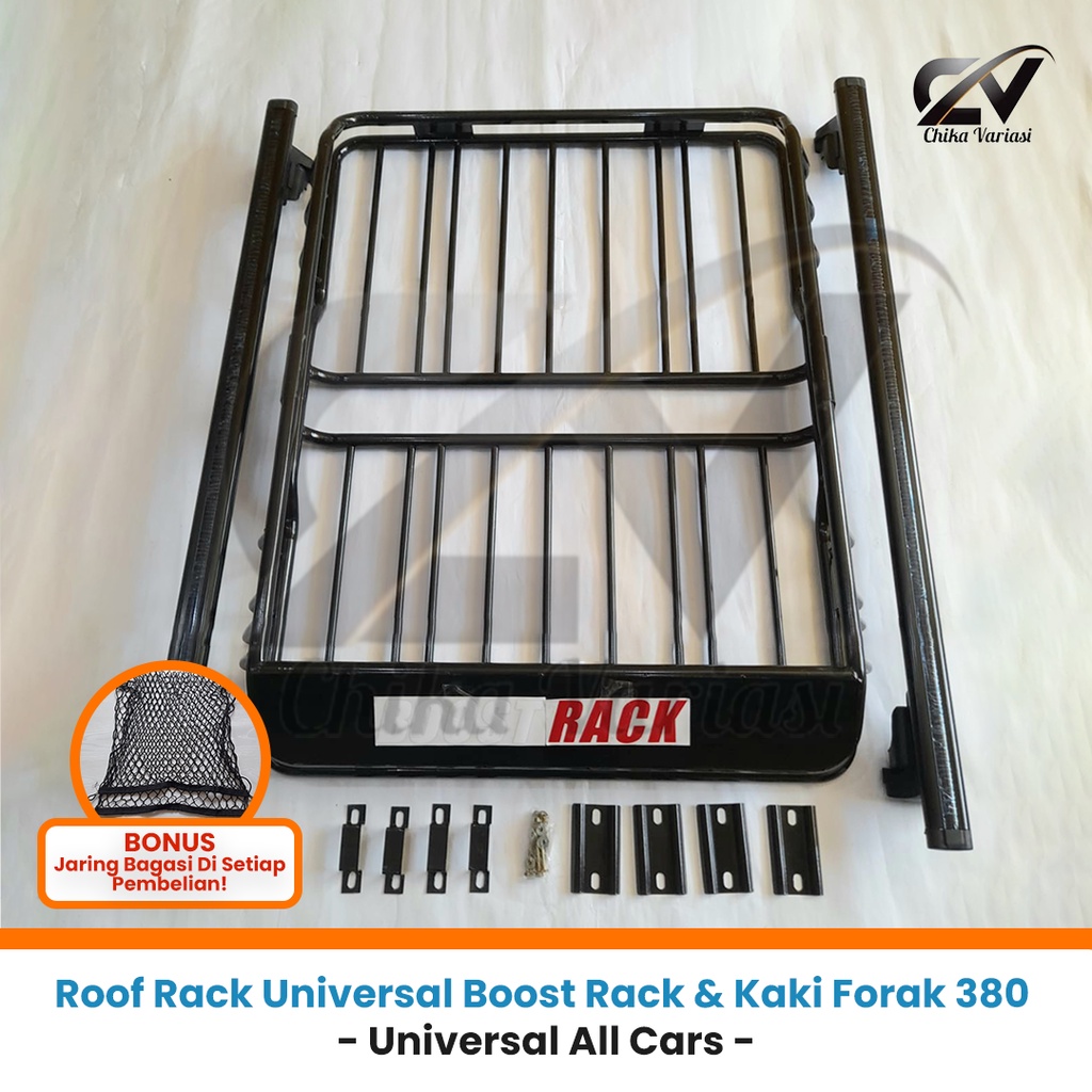 Jual Rak Bagasi Atas Mobil Model Buzzrack Plus Kaki Rack Jepit Roofrail