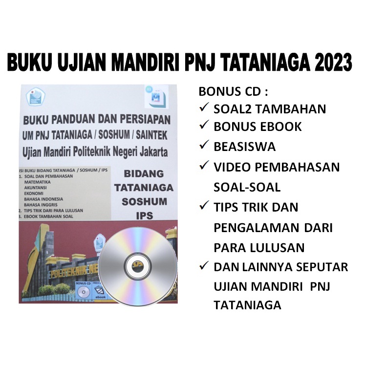 Jual Buku Persiapan Ujian Mandiri Politeknik Negeri Jakarta Tataniaga