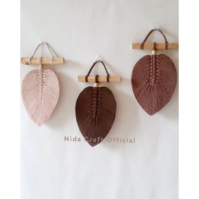 Jual Hiasan Dinding Macrame Daun Dekorasi Dinding Macrame Shopee