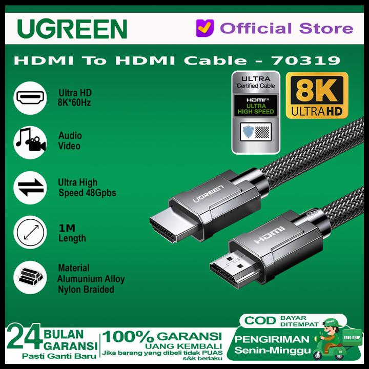 Jual Ugreen Kabel Hdmi To Hdmi Hdmi To Vga 4K Ultra Hd For Monitor Pc