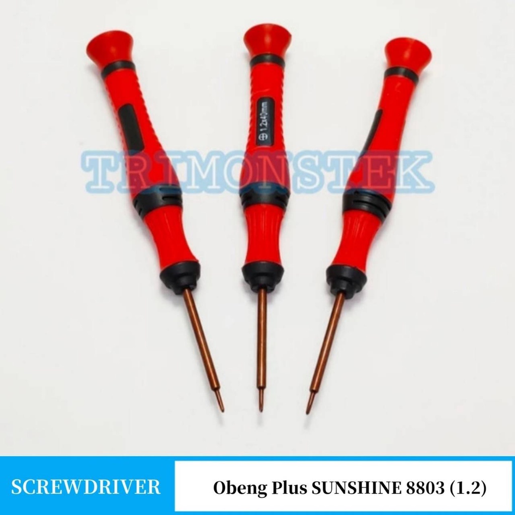 Jual Screwdriver Obeng Plus SUNSHINE 8803 Ukuran 1 2 Obeng Kembang