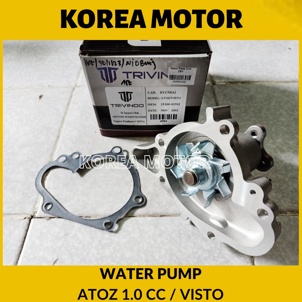 Jual Water Pump Atoz Kia Visto Cc Pompa Air Shopee Indonesia