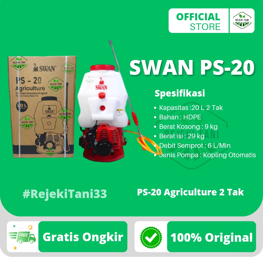 Jual Tangki Power Sprayer Swan Ps Agriculture Alat Semprot Hama