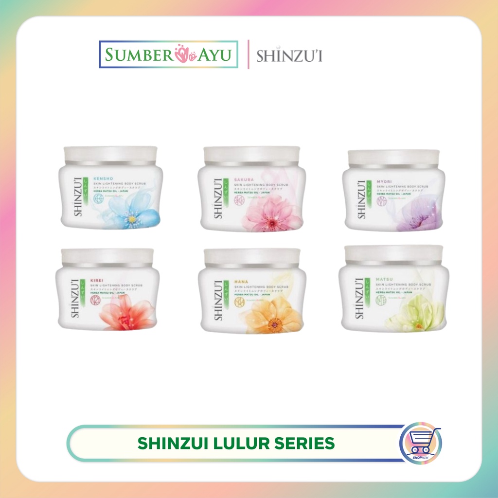 Jual Shinzui Skin Lightening Body Scrub Series Shinzui Lulur Shopee