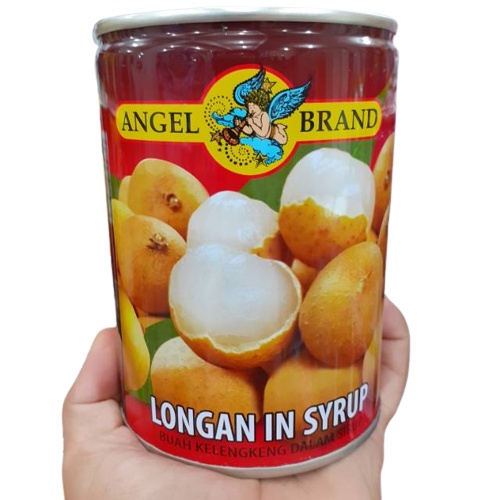 Jual Buah Kaleng Longan Angel Brand Buah Kelengkeng Dalam Sirup