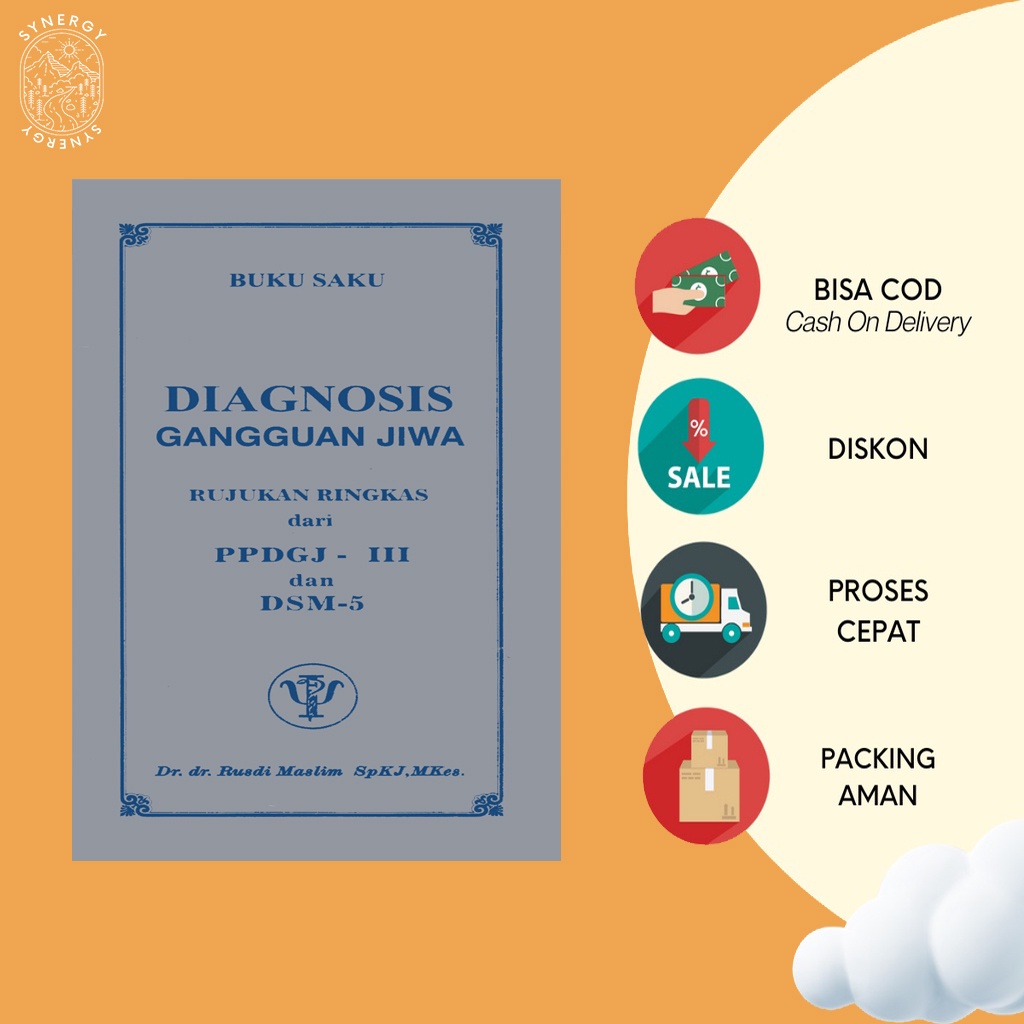 Jual Buku Saku Diagnosis Gangguan Jiwa Rujukan Ringkas Dari Ppdgj Iii