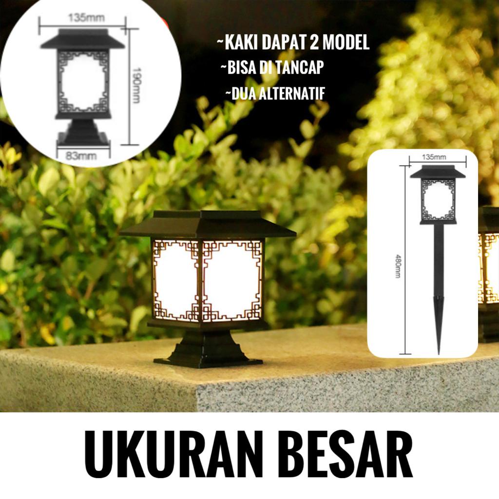 Jual Ukuran Besar Lampu Solar Taman Tanam Tancap Led Energi Solar