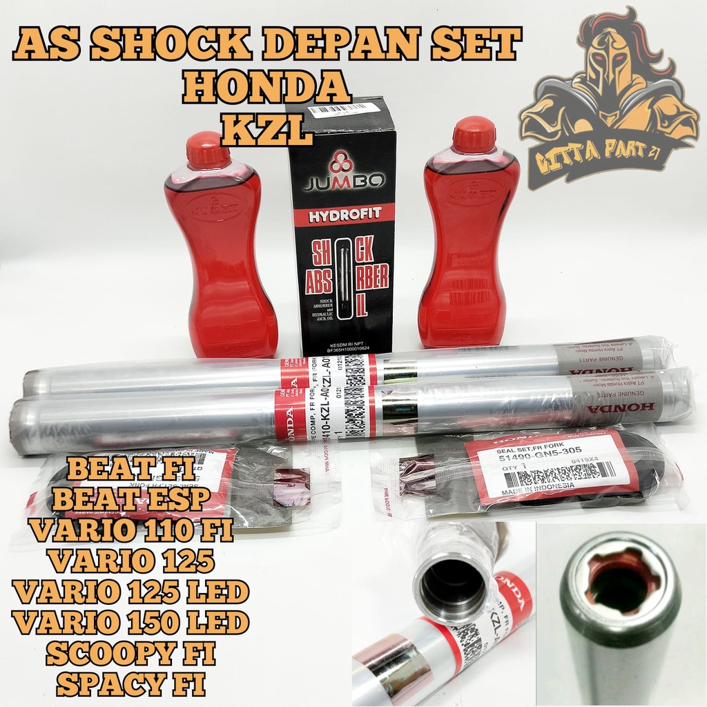 Jual As Shock Depan Set Honda Ahm Kzl Asli Original Honda Ahm Seal