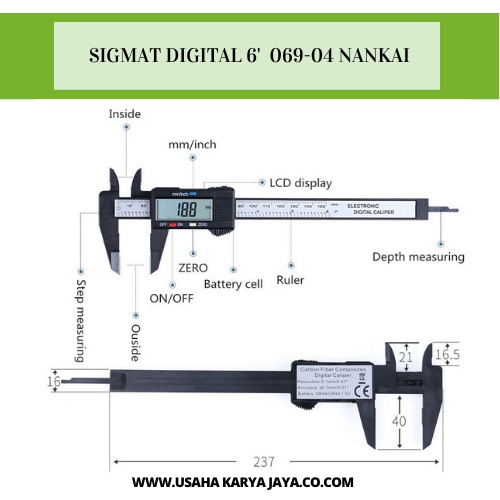 Jual Sigmat Digital Inch Nankai Original Terbaru Sketmat