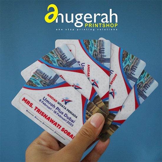 Jual Cetak Id Card Print Uv Custom Murah Cetak Name Tag Pvc Custom