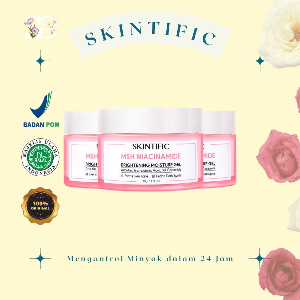 Jual Skintific Msh Niacinamide Brightening Moisturizer Gel G