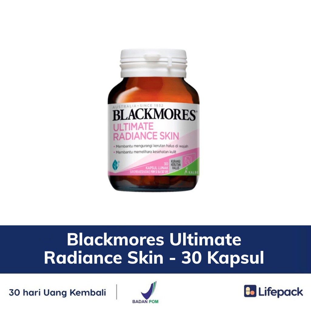 Jual Blackmores Ultimate Radiance Skin 30 Kapsul LIFEPACK Shopee