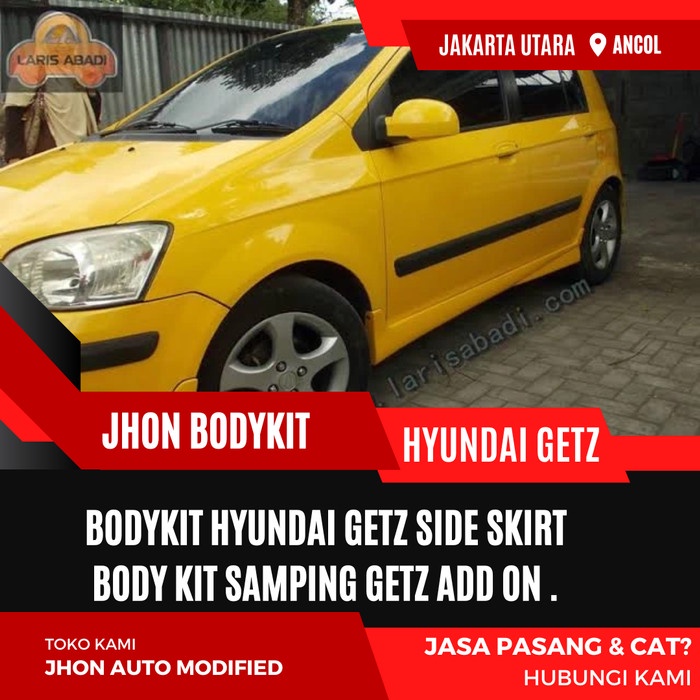 Jual Bodykit Hyundai Getz Side Skirt Body Kit Samping Getz Add On