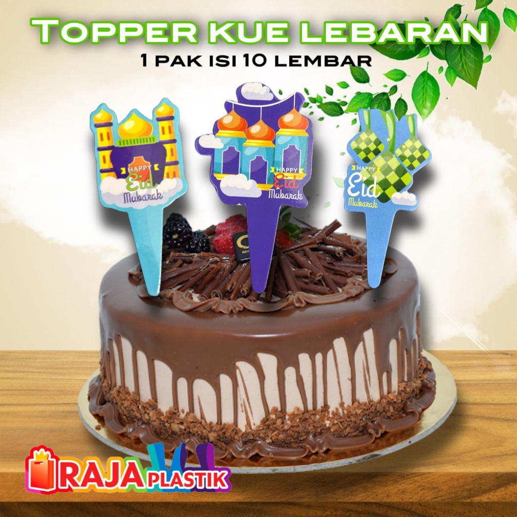 Jual Cake Topper Lebaran Cake Topper Idul Fitri Shopee Indonesia