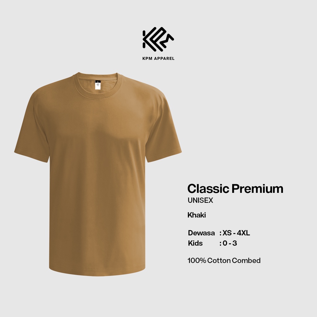 Jual Kaos Polos Classic Premium Kpm Apparel Part Shopee Indonesia