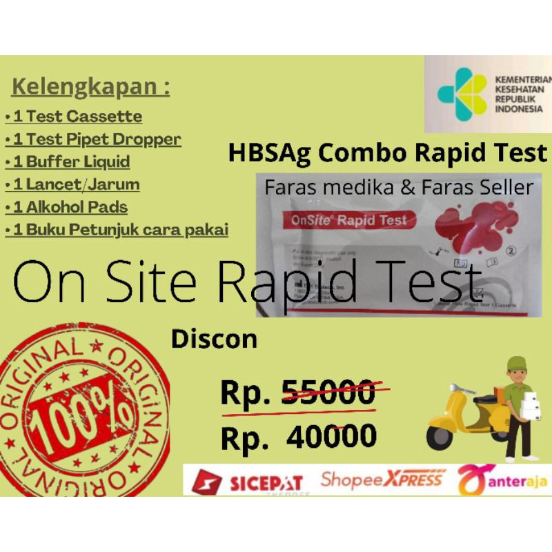 Jual On Site Hbsag Rapid Test Shopee Indonesia