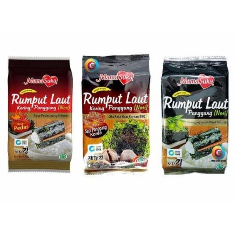 Jual Rumput Laut Mama Suka Pack Isi Bungkus Shopee Indonesia