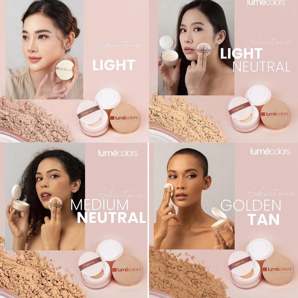 Jual Lumecolors Loose Powder Bedak Tabur Pore Blurring Effect Oil