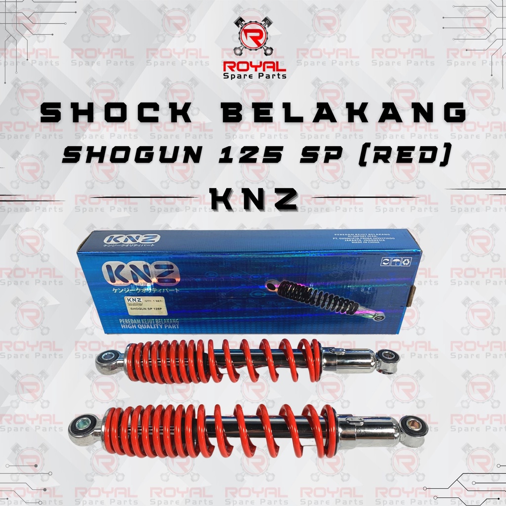 Jual BONUS EMAS SHOCKBREAKER BELAKANG SHOGUN 125 R SP MERAH KNZ