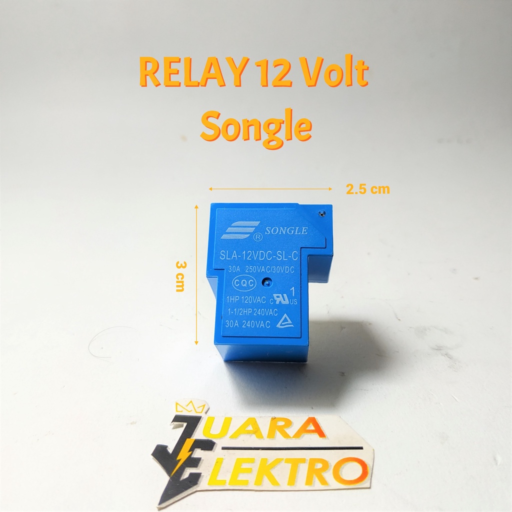 Jual Relay Volt Pin Songle Kodok Relay Pemutus Arus Listrik