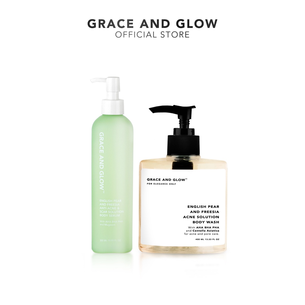 Jual BUNDLE 2IN1 Grace And Glow English Pear And Freesia Anti Acne