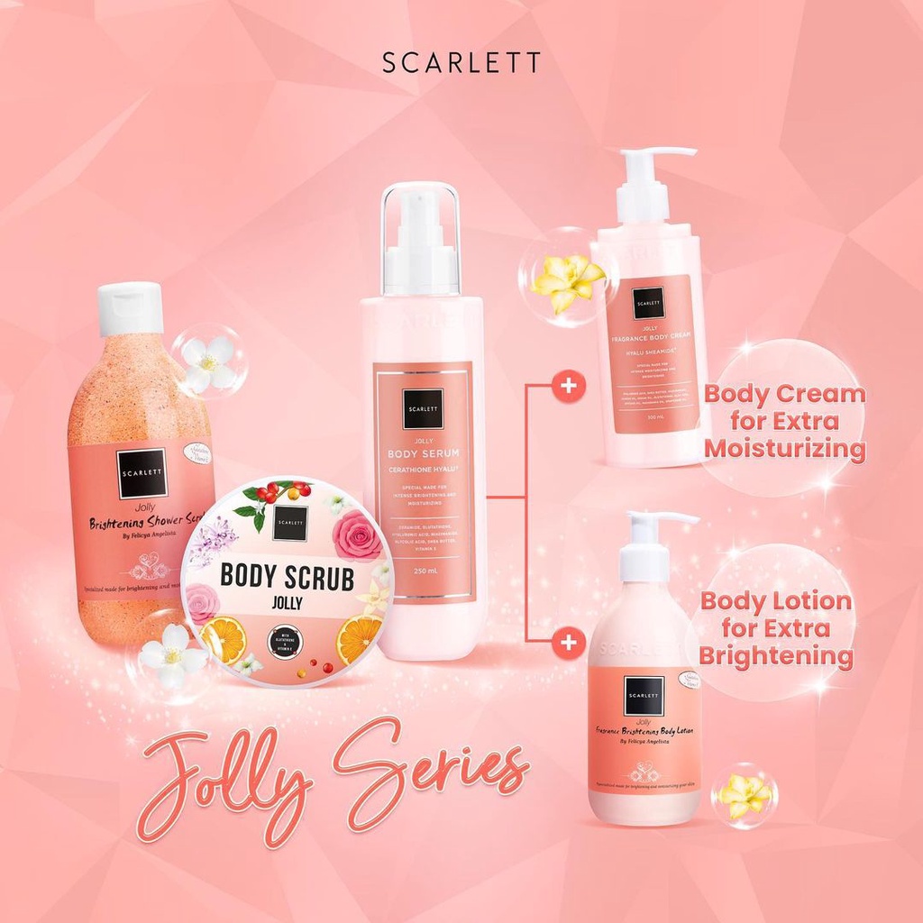 Jual Ready Scarlett Jolly Series Jolly Body Lotion Body Cream Body