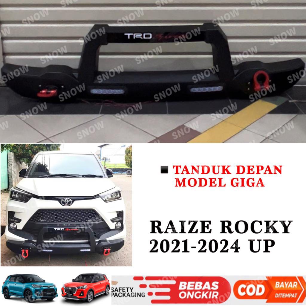 Jual Tanduk Depan Bumper Giga Raize Rocky 2021 2023 2024 2025 2026