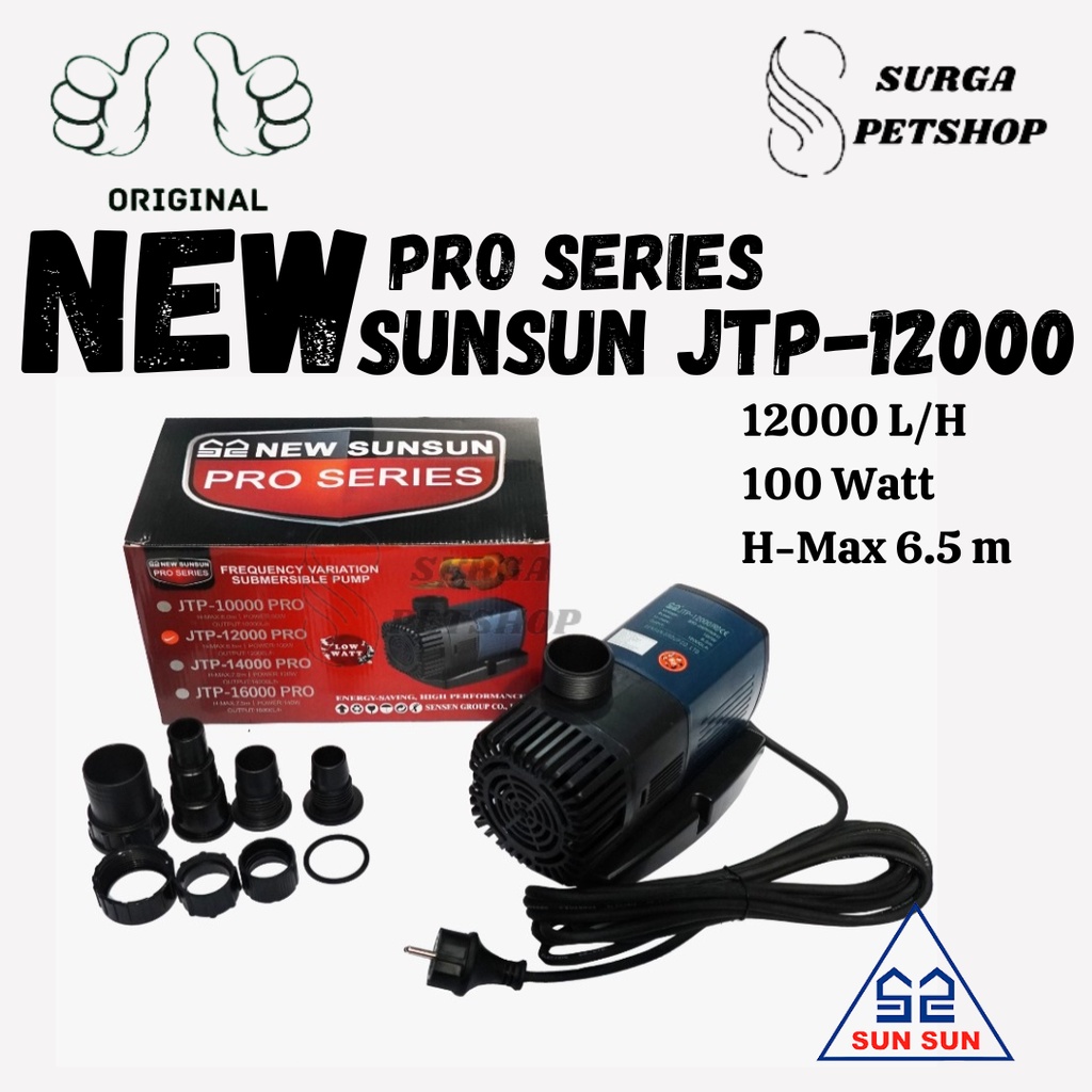 Jual New Sunsun Jtp Pro Series Pompa Air Celup Akuarum Kolam Ikan