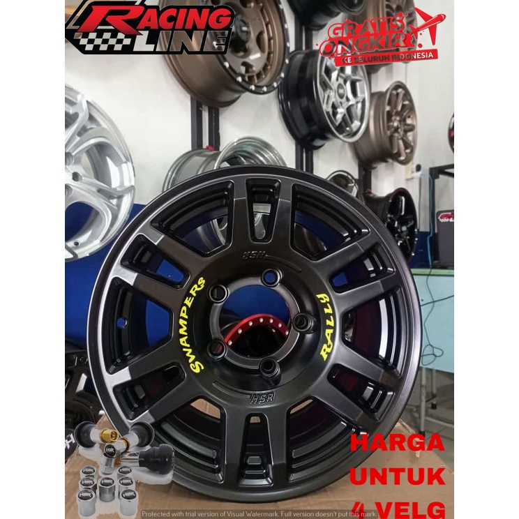 Jual Velg Racing Hsr Offroad Ring 15 Untuk Mobil Jimny Katana Escudo