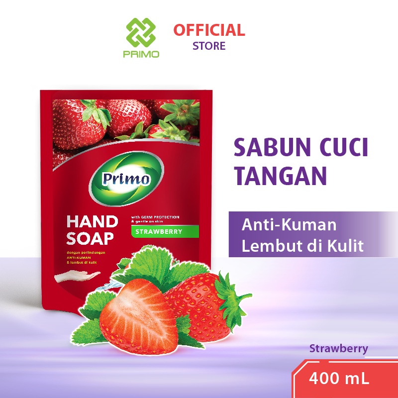 Jual PRIMO Hand Soap Sabun Cuci Tangan Antibacterial Antiseptik