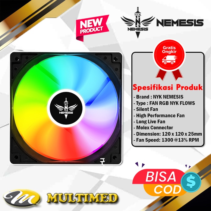 Jual Fan Case Nyk Nemesis Flows Flow Fan Casing Case Rgb Shopee