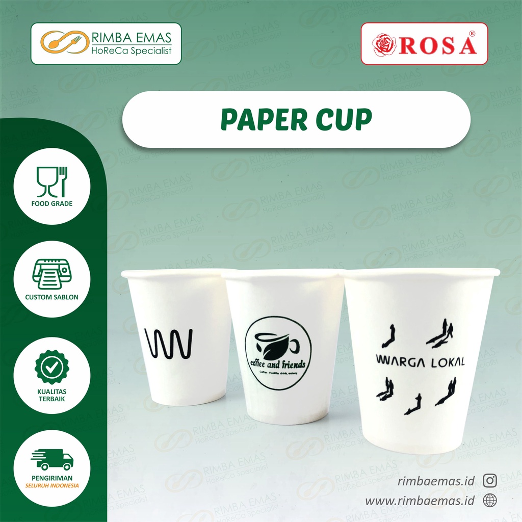 Jual Sablon Paper Cup Oz Sablon Cup Kertas Minuman Custome Sablon