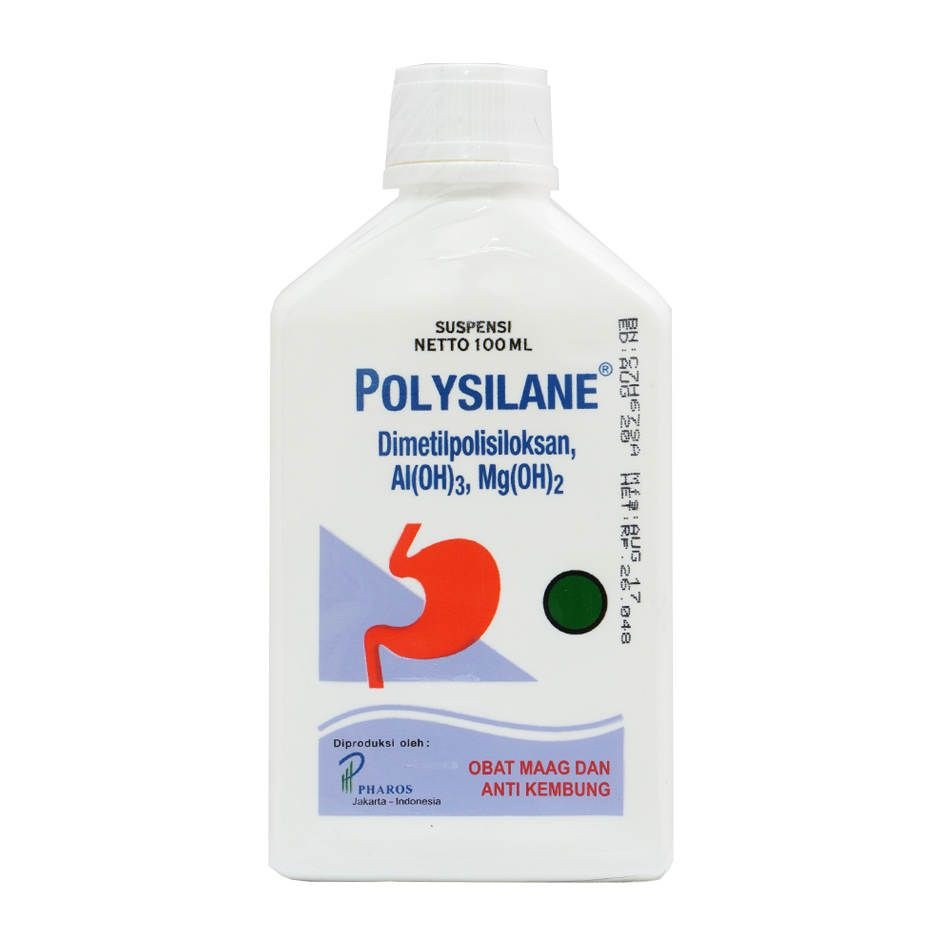 Jual Polysilane Cair Ml Obat Maag Dan Kembung Shopee Indonesia