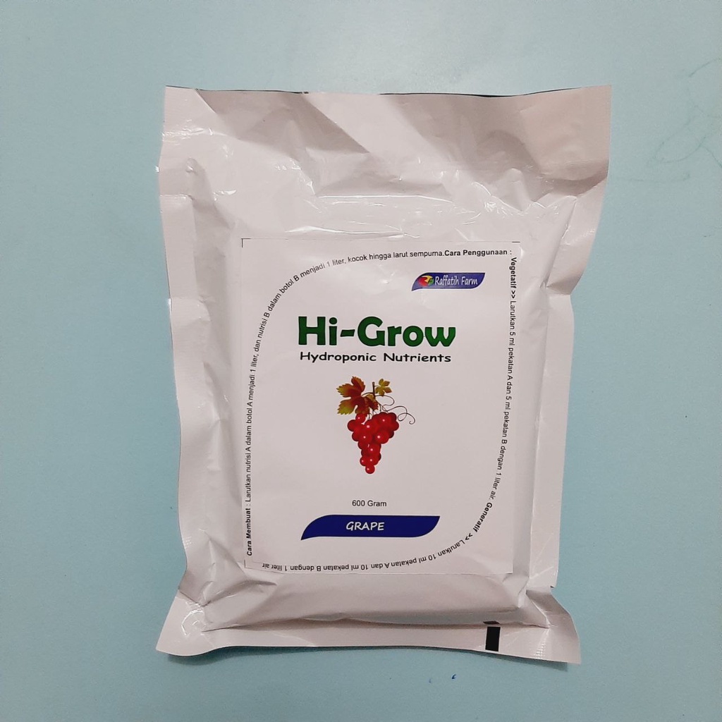 Jual Ab Mix Anggur Pupuk Hi Grow Nutrisi Hidroponik Tanaman Buah